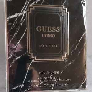Guess Uomo Est 1981 Men Homme Eau de Toilette Spray HUGE 3.4 fl oz (NIB, SEALED)